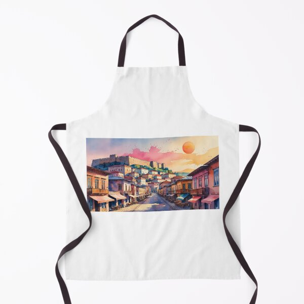 Item preview, Tbilisi in Watercolor – Colorful Streets and Narikala Fortress designed and sold by StormArte.