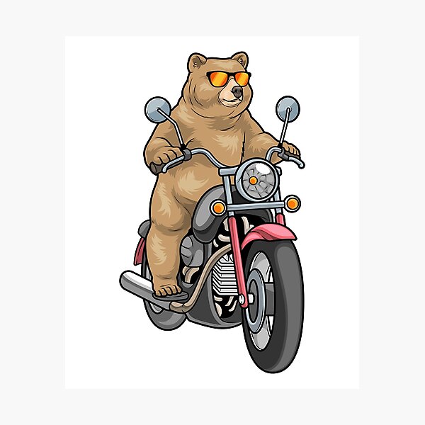Artikelvorschau, Bär Motorrad entworfen und verkauft von Snabdesign84.