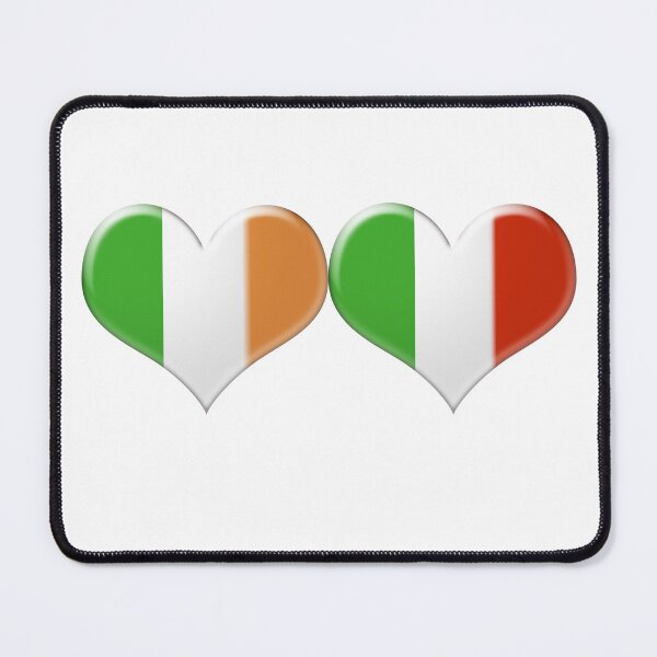 Item preview, Irish and Italian Heart Flags designed and sold by ckeenart.