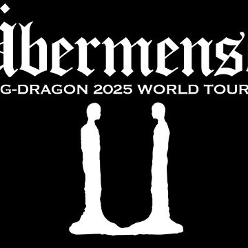 G-DRAGON Übermensch poster 2025 World Tour comeback Big Bang kpop