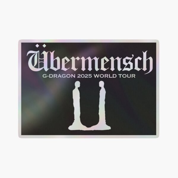 G-DRAGON Übermensch poster 2025 World Tour comeback Big Bang kpop