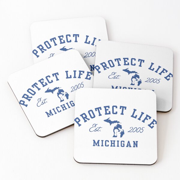 Item preview, Collegiate Style PLM (White) designed and sold by ProtectLifeMI.
