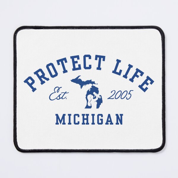 Item preview, Collegiate Style PLM (White) designed and sold by ProtectLifeMI.