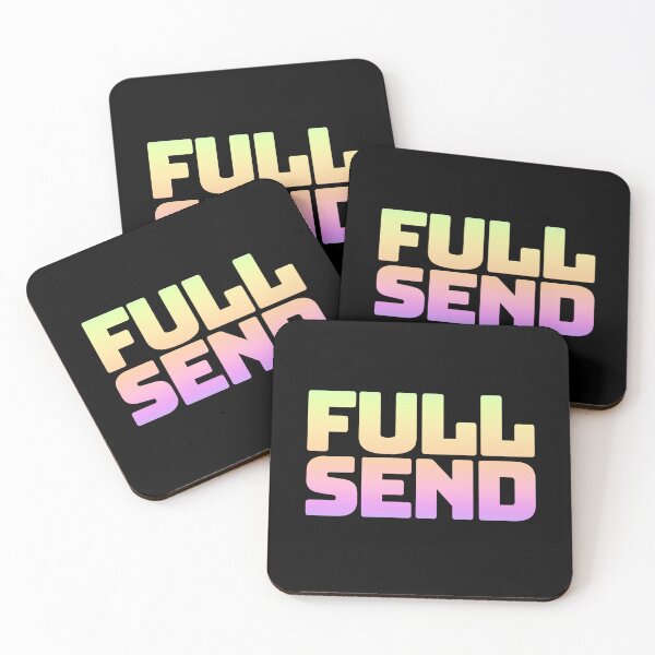 Item preview, Full Send in Neon Gradient designed and sold by Memes N Lore .
