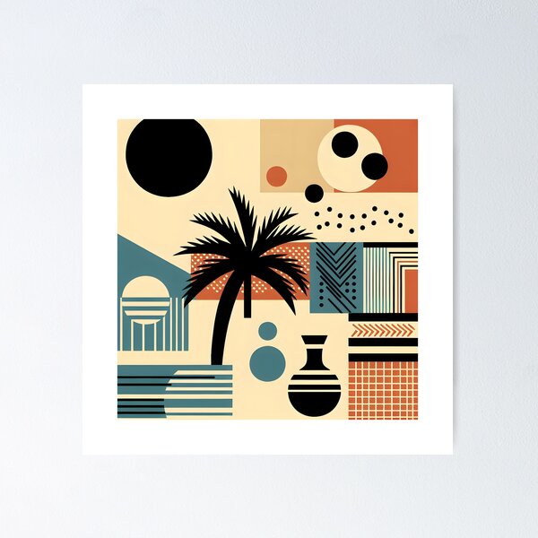 Item preview, Tropical Geometric Art Tee designed and sold by Route and Render.