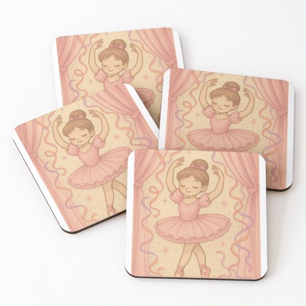 Artikelvorschau, Rosa Ballerina entworfen und verkauft von CookieCreature.