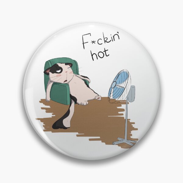 Item preview, Too Hot Summer Heat Grumpy Cat Funny designed and sold by ZeinalArt.