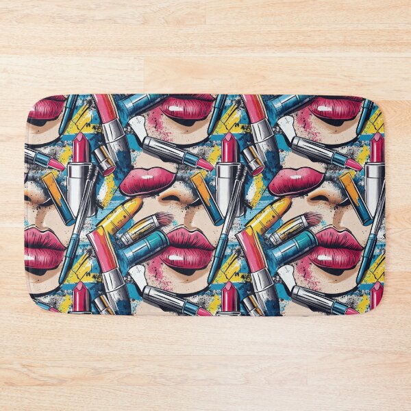 Item preview, Pop-art style with eyeliners and foundation — Modern Beauty Essentials designed and sold by HEADMADE-TV.