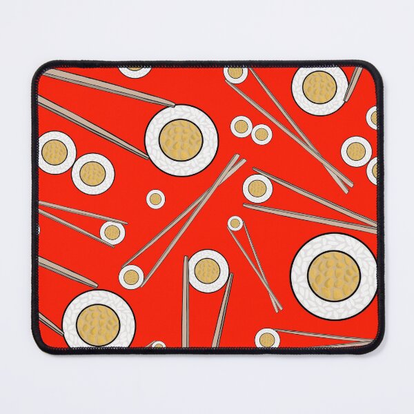 Item preview, Japanese Cuisine Sushi Lover Sushi Roll Red Pattern designed and sold by Sartoris Art.