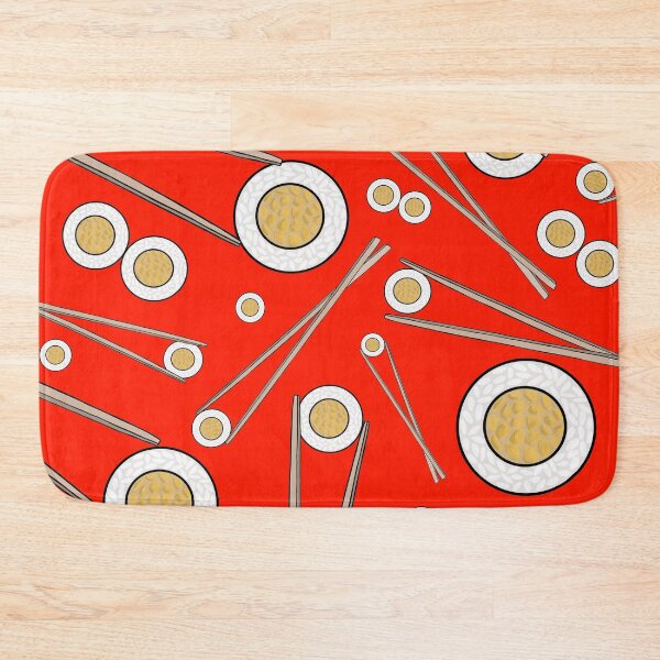 Item preview, Japanese Cuisine Sushi Lover Sushi Roll Red Pattern designed and sold by Sartoris Art.