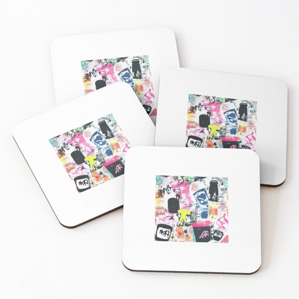 Item preview, Old-market label collage with tea and — Sticker Badge Mashup Concept designed and sold by HEADMADE-TV.