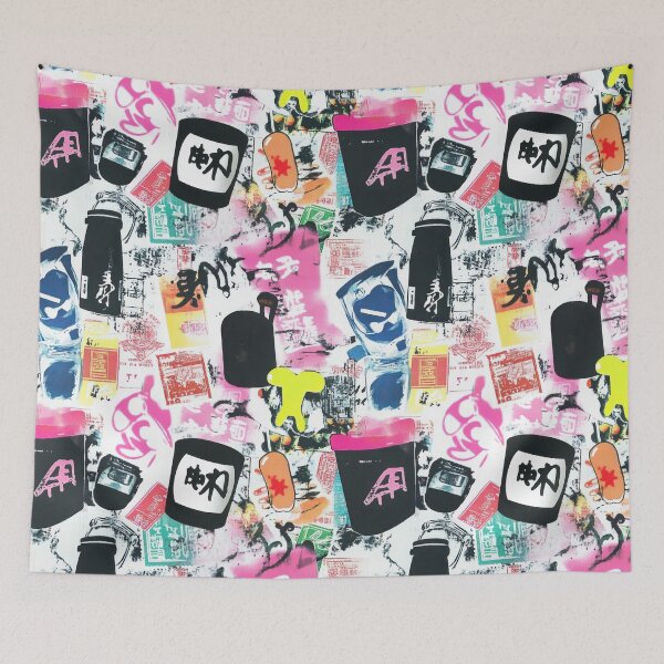 Item preview, Old-market label collage with tea and — Sticker Badge Mashup Concept designed and sold by HEADMADE-TV.