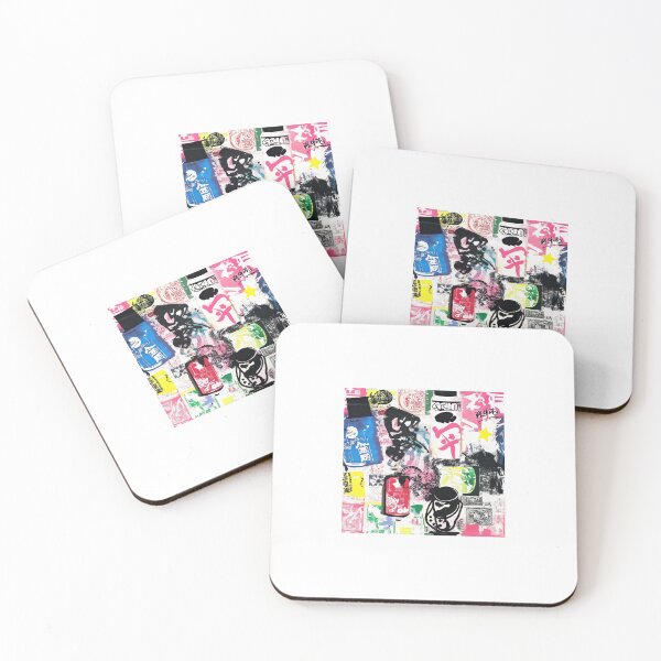 Item preview, Retro label collage with Chinese groceries — Sticker Badge Mashup designed and sold by HEADMADE-TV.