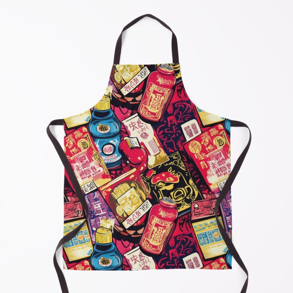 Item preview, Comics-inspired grocer label mix with tea — Sticker Badge Mashup designed and sold by HEADMADE-TV.