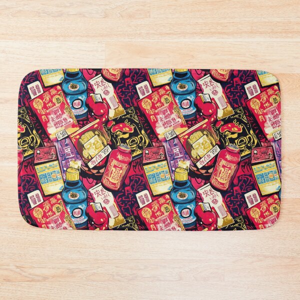 Item preview, Comics-inspired grocer label mix with tea — Sticker Badge Mashup designed and sold by HEADMADE-TV.