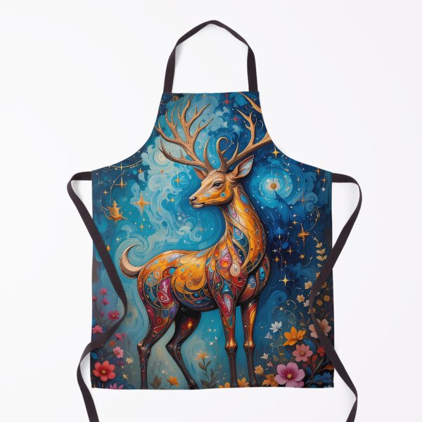 Item preview, Cosmic Deer – Mystical Artwork designed and sold by PawPrintStyles.