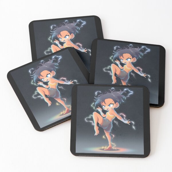 Item preview, Super powered Muay Thai anime girl designed and sold by Studio Kaos Designs.