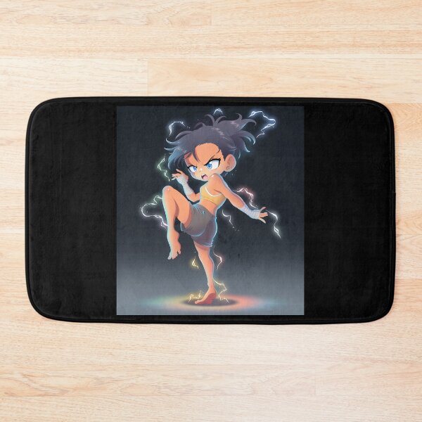 Item preview, Super powered Muay Thai anime girl designed and sold by Studio Kaos Designs.