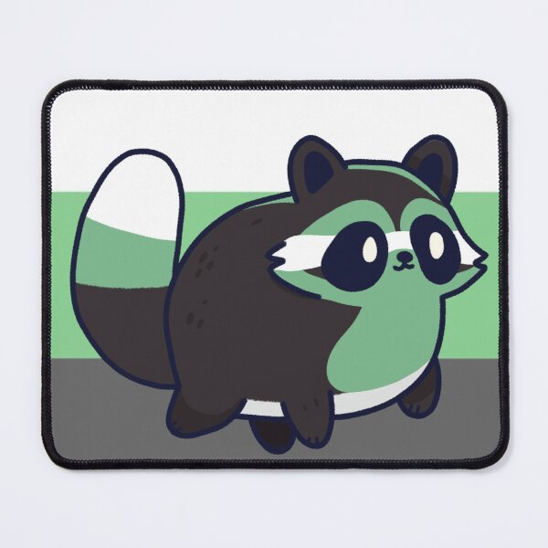 Item preview, Neutrois Racoon Flag designed and sold by metalpika.