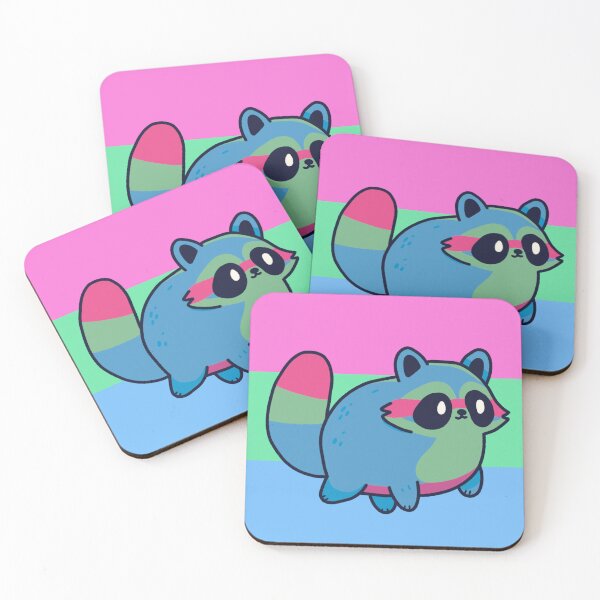 Item preview, Polysexual Racoon Flag designed and sold by metalpika.