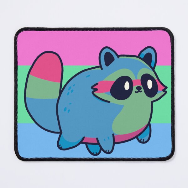 Item preview, Polysexual Racoon Flag designed and sold by metalpika.