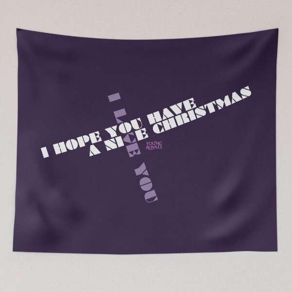 Item preview, I hope you have a nice christmas / I love you – Young Royals quote designed and sold by kobyakov.