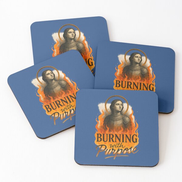 Item preview, Joan of Arc – Burning with Purpose - Edgy Catholic Warrior Aesthetic designed and sold by Neonyx2020.