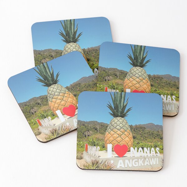 Item preview, I Heart Pineapple Sign Langkawi Malaysia designed and sold by Kevin Miller Photography.