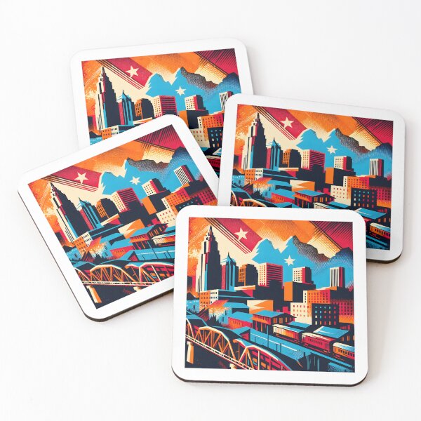 Item preview,  Urban Dreamscape: Stars & Skyscrapers designed and sold by Route and Render.