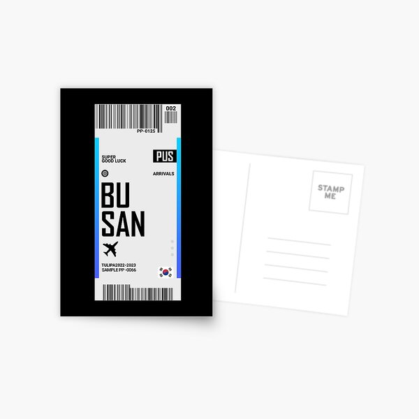 Item preview, Pusan City South Korea Sticker designed and sold by TulipaGraphics.