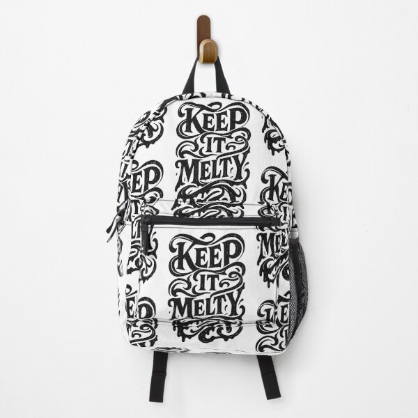Item preview, Keep It Melty – Groovy Dripping Typography Sticker Design designed and sold by Shoot-The-Moon.
