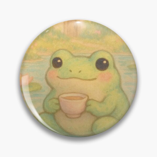 Item preview, Cottagecore Frog Friends Mushrooms, Snails & Cowboy Hats Sticker designed and sold by jacube335.