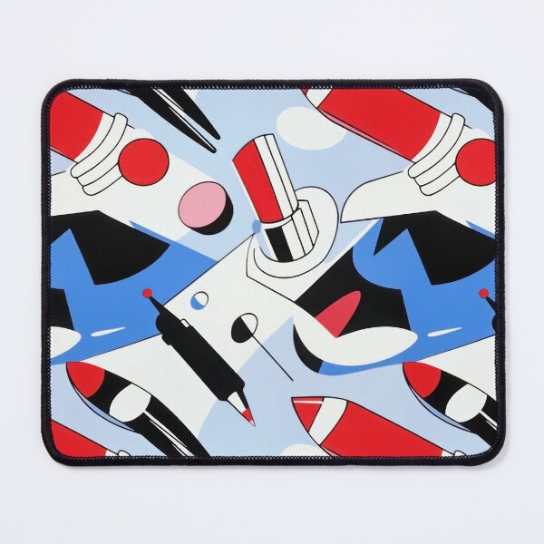 Item preview, Pop-art style with eyeliners and lipsticks — Modern Beauty Essentials designed and sold by HEADMADE-TV.