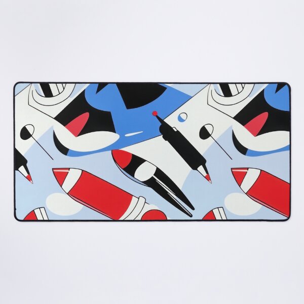 Item preview, Pop-art style with eyeliners and lipsticks — Modern Beauty Essentials designed and sold by HEADMADE-TV.