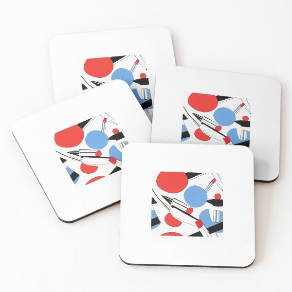 Item preview, Pop-art style with pencils and lipsticks — Modern Beauty Essentials designed and sold by HEADMADE-TV.