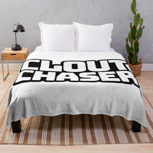 Item preview, Clout Chaser in Big Bold Outlined Typography designed and sold by Memes N Lore .