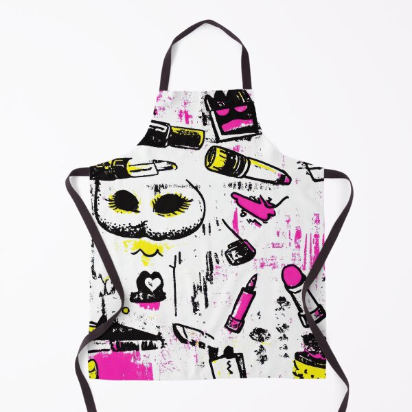 Item preview, Creative pattern with mascaras, pencils, and — Modern Beauty Essentials designed and sold by HEADMADE-TV.