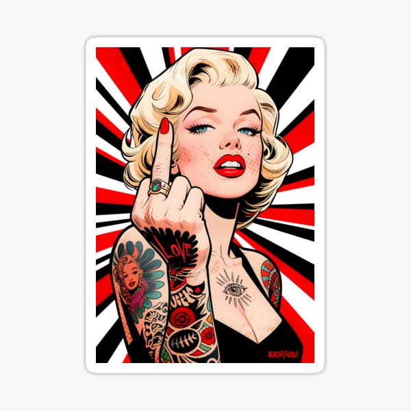 Item preview, Marilyn Monroe  designed and sold by Black Wolf Style.