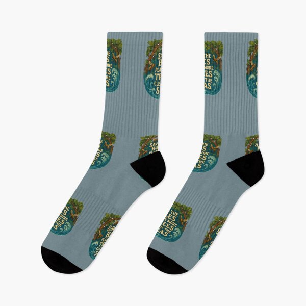 Item preview, Save the Bee Plant more Trees Clean the Seas designed and sold by FrictionMaxxing.
