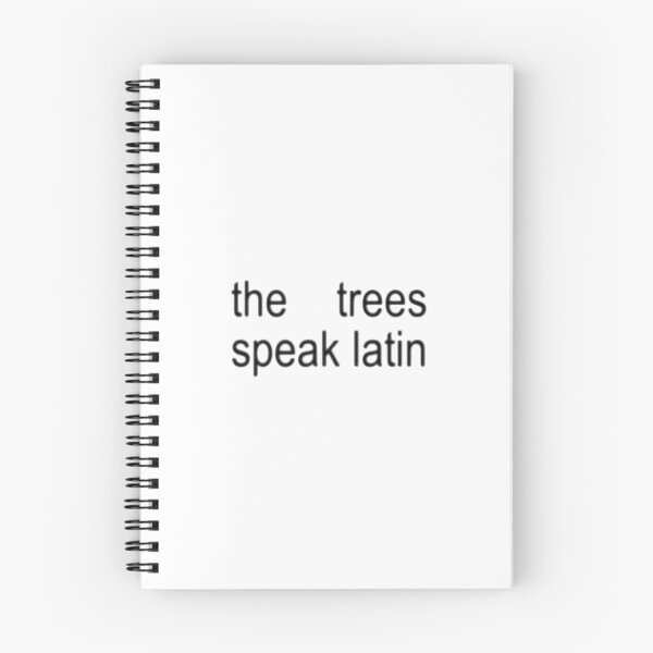 Item preview, the trees speak latin brat style designed and sold by ellamclin.