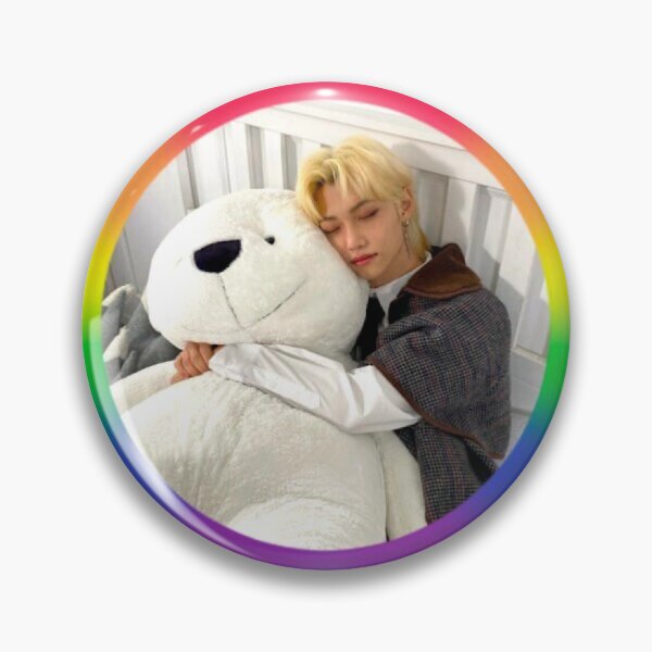 Item preview, Lee felix SKZ pride month logo you make stray kids stay skzoo kpop lgbtq+ rainbow be yourself love heart designed and sold by Kpop-Noona.