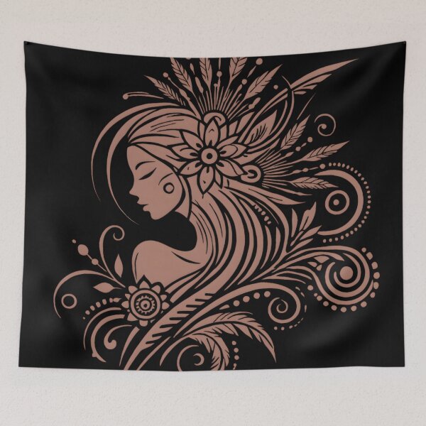 Item preview, Tribal Boho Woman designed and sold by Eclectic Monkey.