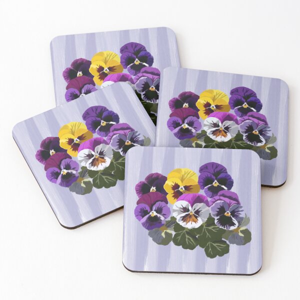 Item preview, Violet flower watercolor designed and sold by desingARTshop.
