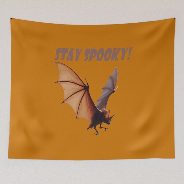 Item preview, Stay Spooky Halloween Nocturnal Bat designed and sold by taiche.