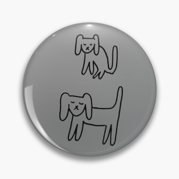 Item preview, Paw Friends - Hand-drawn Dog Joy Pattern - Grey designed and sold by Vision Illustrated.