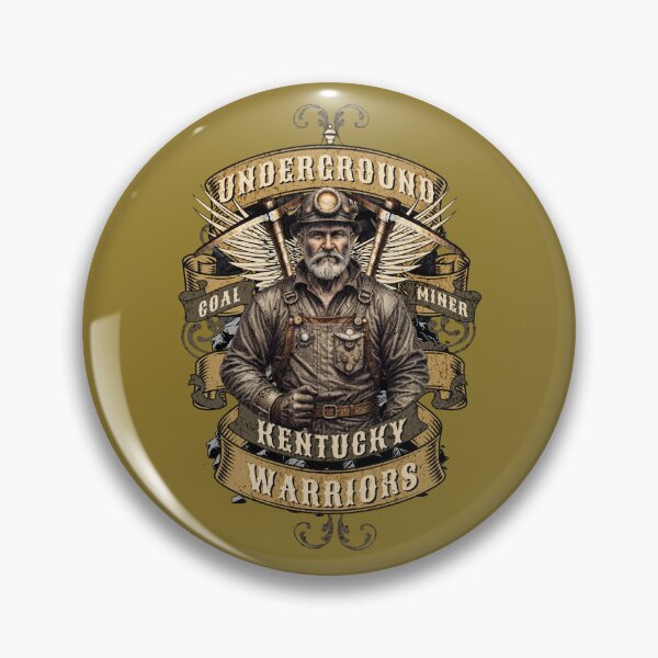 Item preview, Kentucky Coal Miner Underground Warriors by Appalachia Mamaws designed and sold by Hearts Of Appalachia.
