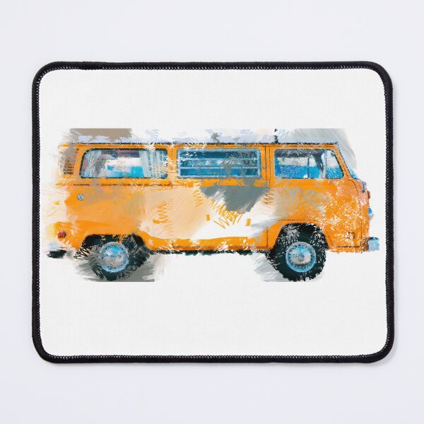 Item preview, old fasion yellow van designed and sold by XanimaxStudio.