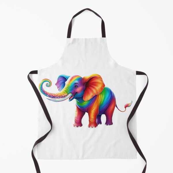 Item preview, Rainbow Elephant designed and sold by CookieCreature.
