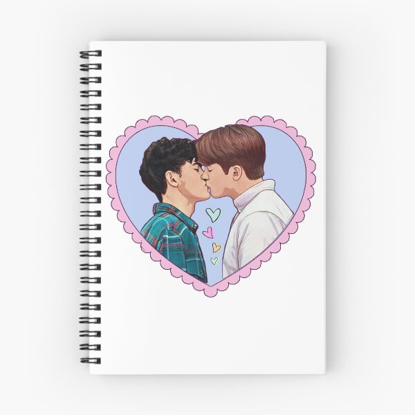 Item preview, Nick and Charlie Kiss Love Heart  designed and sold by baranskini.