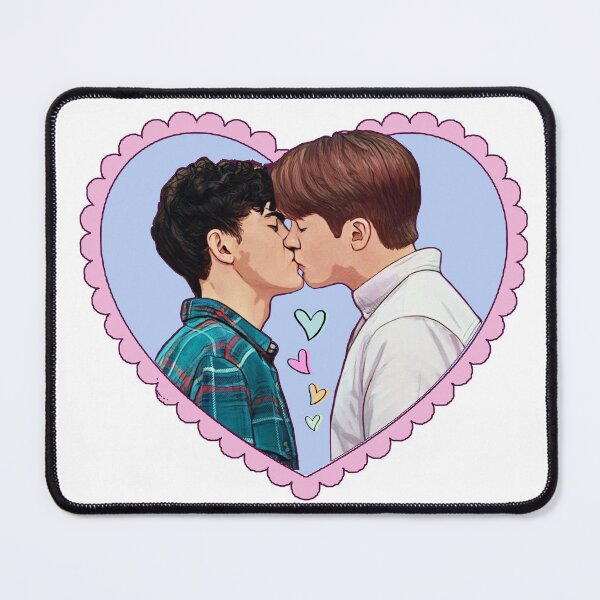 Item preview, Nick and Charlie Kiss Love Heart designed and sold by baranskini.